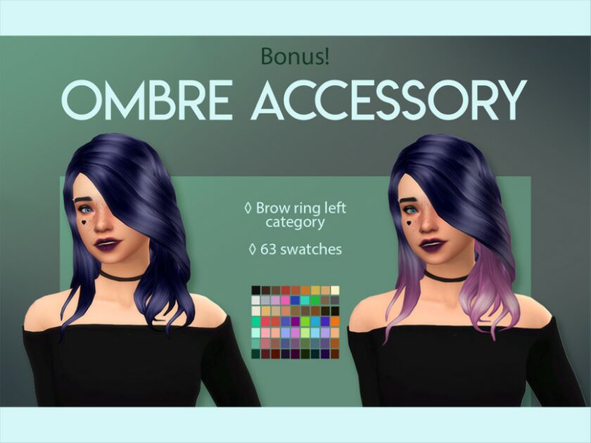 NIA Ombre Overlay By Feralpoodles Sims 4 CC