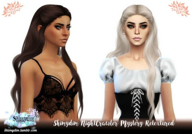 Nightcrawler Mystery Hair Retexture Sims 4 CC