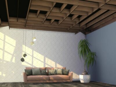 Niswger Ceiling Decor Panels By Onyxium Sims 4 CC