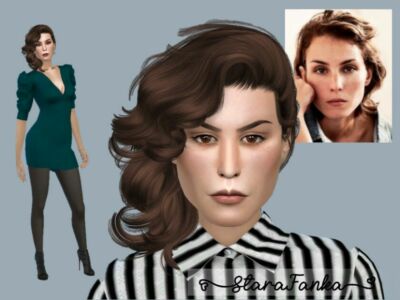 Noomi Rapace By Starafanka Sims 4 CC