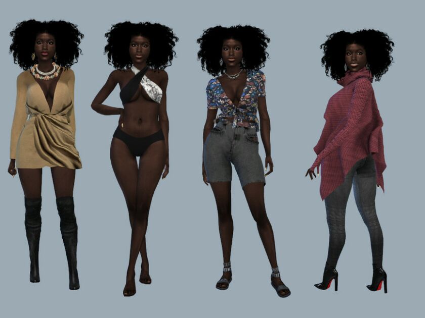 sims 4 cc nosizwe ngige by starafanka 3