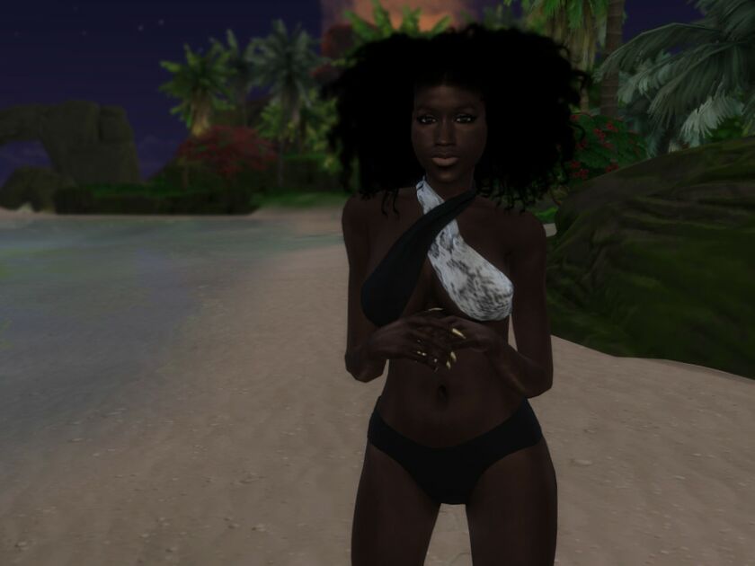 sims 4 cc nosizwe ngige by starafanka 4