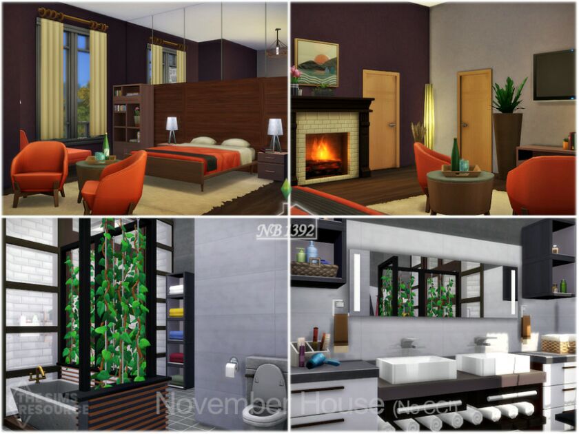 sims 4 cc november house no cc by nobody1392 6