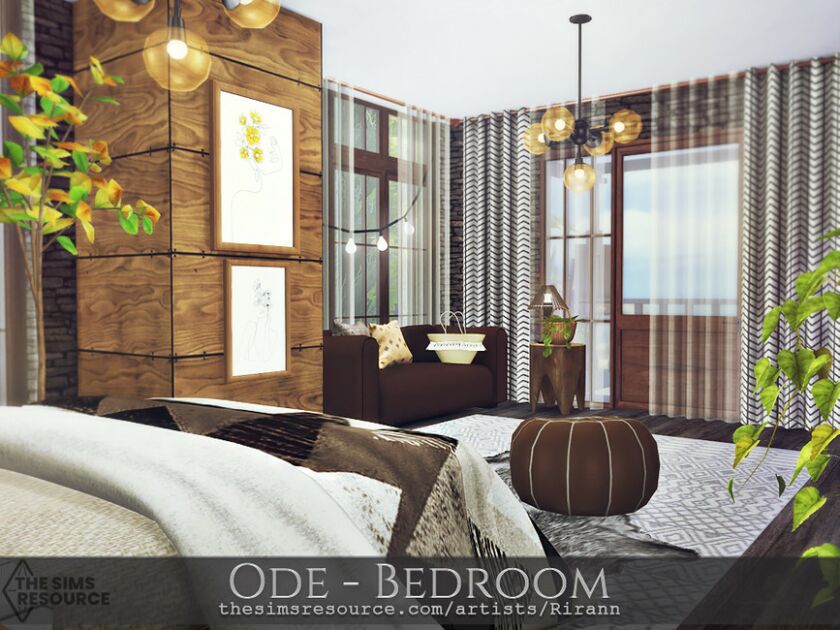 sims 4 cc ode bedroom tsr cc only by rirann 2