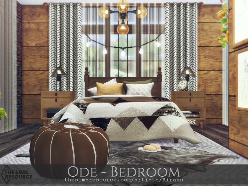 sims 4 cc ode bedroom tsr cc only by rirann 3