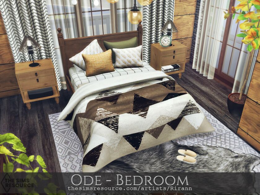 sims 4 cc ode bedroom tsr cc only by rirann 5