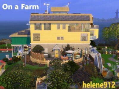 ON A Farm By Helene912 Sims 4 CC