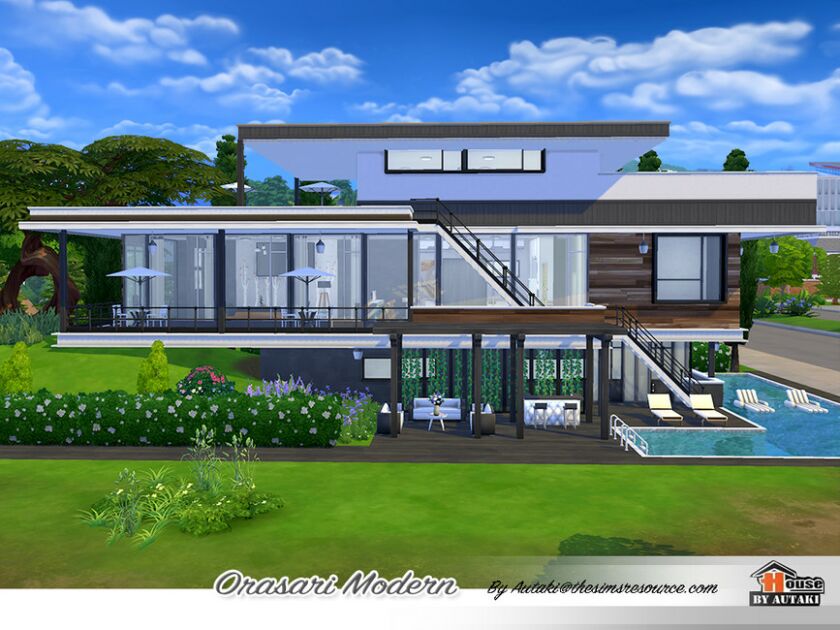 Orasari Modern Nocc By Autaki Sims 4 CC