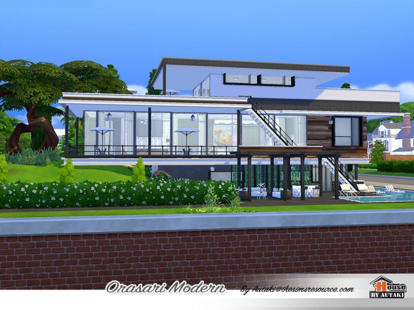 sims 4 cc orasari modern nocc by autaki 2