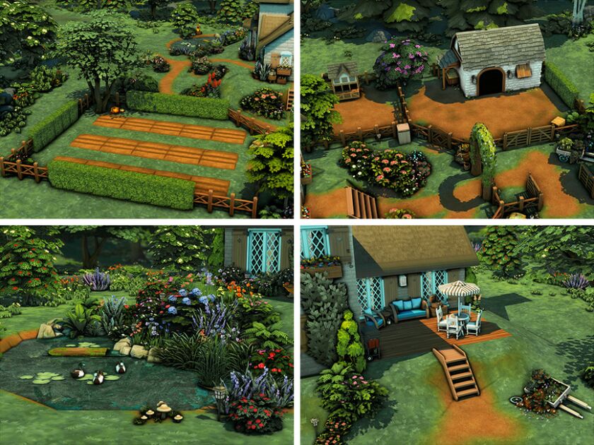 sims 4 cc orchard cottage by xogerardine 2