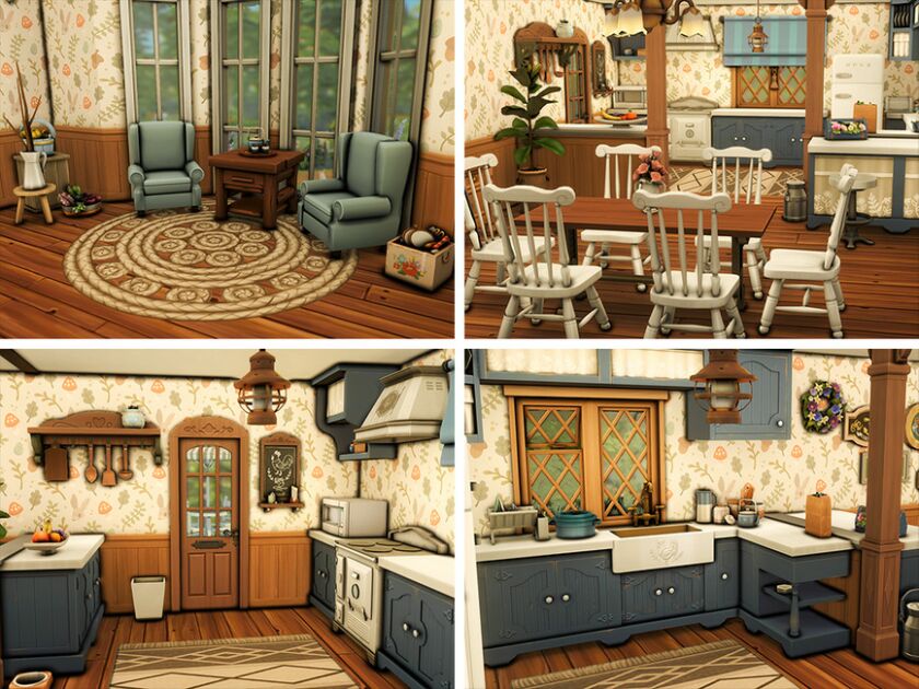 sims 4 cc orchard cottage by xogerardine 4