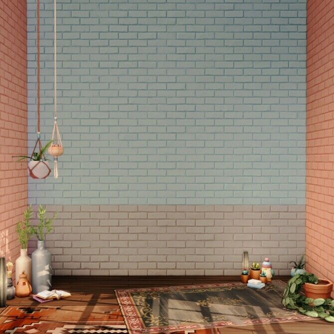 sims 4 cc ornate brick in 5 flavours at picture amoebae 3