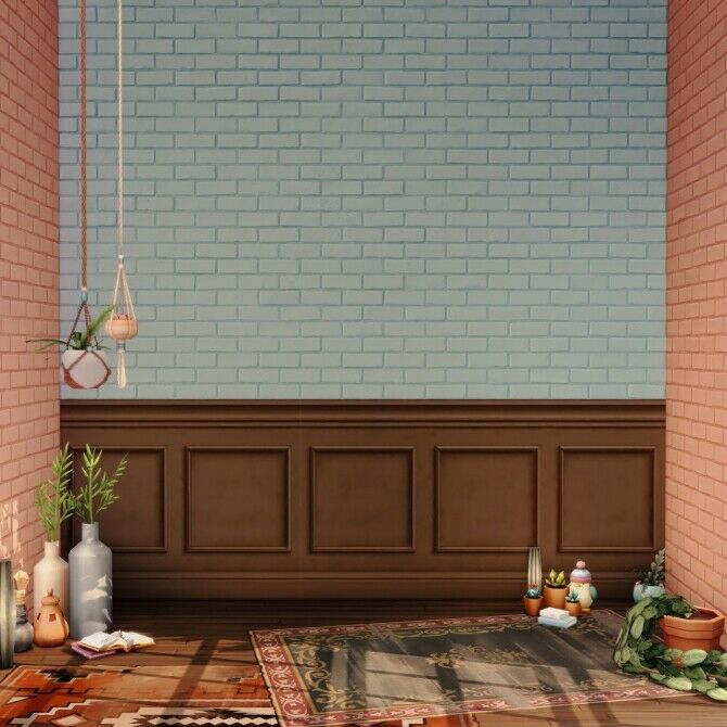 sims 4 cc ornate brick in 5 flavours at picture amoebae 5