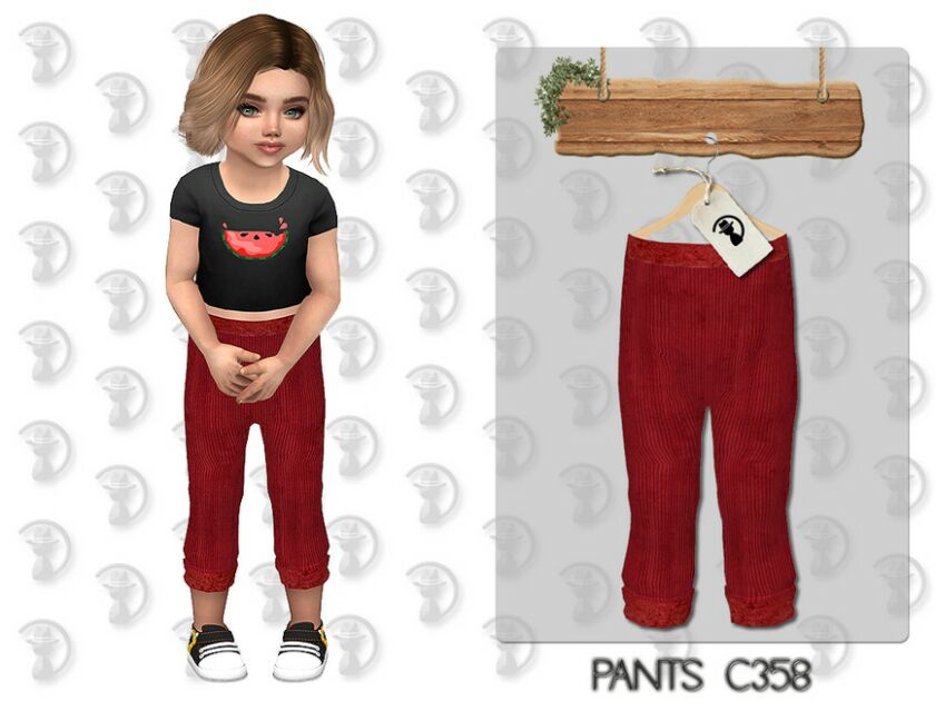 Pants C358 By Turksimmer Sims 4 CC