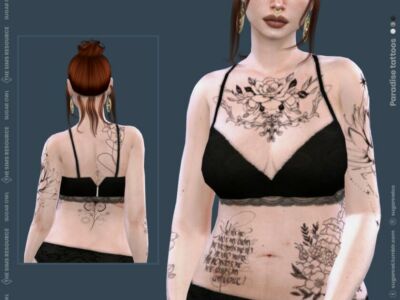 Paradise Tattoos Sims 4 CC