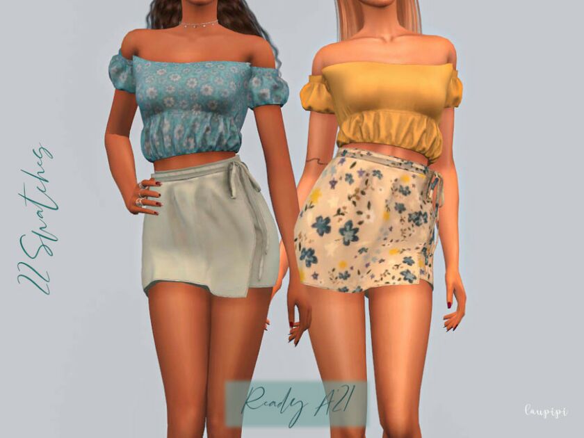 Pareo Skirt – BT428 By Laupipi Sims 4 CC