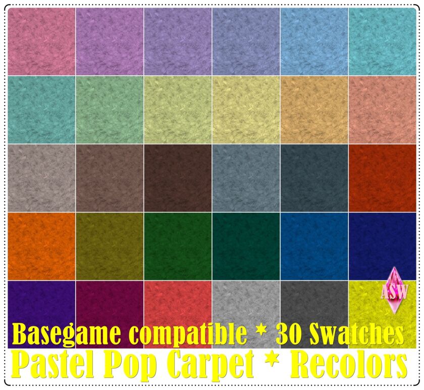 sims 4 cc pastel pop carpet recolors download from 2