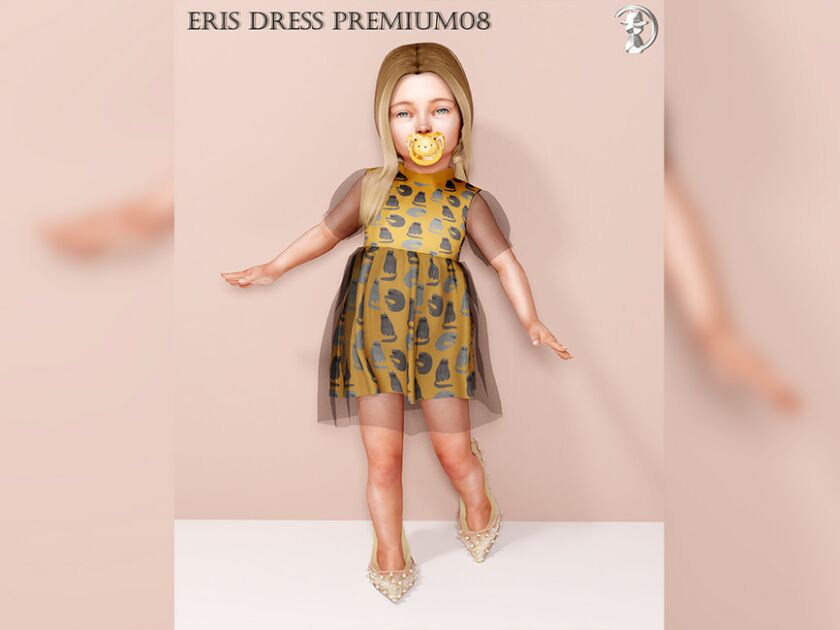 Eris Dress Premium #8 By Turksimmer Sims 4 CC