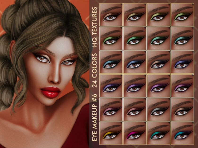 [Patreon] EYE Makeup #6 Sims 4 CC