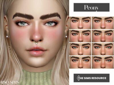 Peony Blush By Msqsims Sims 4 CC