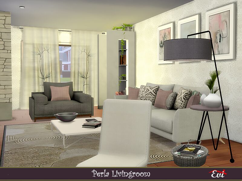 sims 4 cc perla livingroom by evi 3