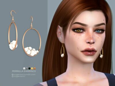 Pernilla Earrings Sims 4 CC