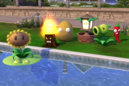 Plants VS. Zombies (PVZ) – Animated Plant Pack Sims 4 CC