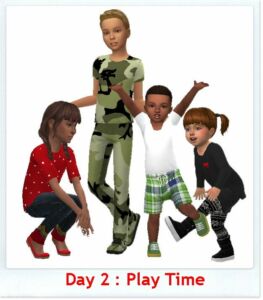 Play Time SET Sims 4 CC