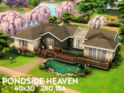 Pondside Heaven By Xogerardine Sims 4 CC