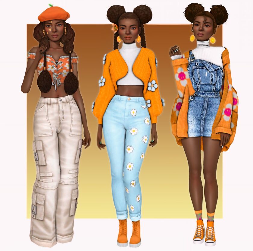 Orange Blossom CC List / CC Folder Sims 4 CC