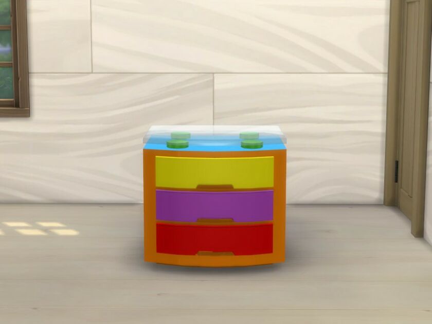 Pride Month Bedside Table Sims 4 CC