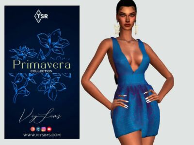 Primavera Collection – Dress [XII] Sims 4 CC