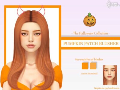 Pumpkin Patch Blusher By Ladysimmer94 Sims 4 CC