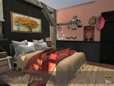 Pumpkin Purple – Bedroom Sims 4 CC