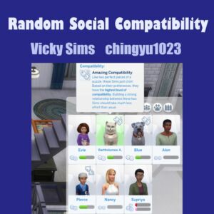 Random Social Compatibility Sims 4 CC