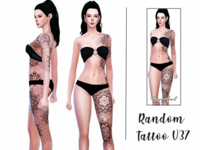 Random Tattoo V37 By Gossipgirl Sims 4 CC