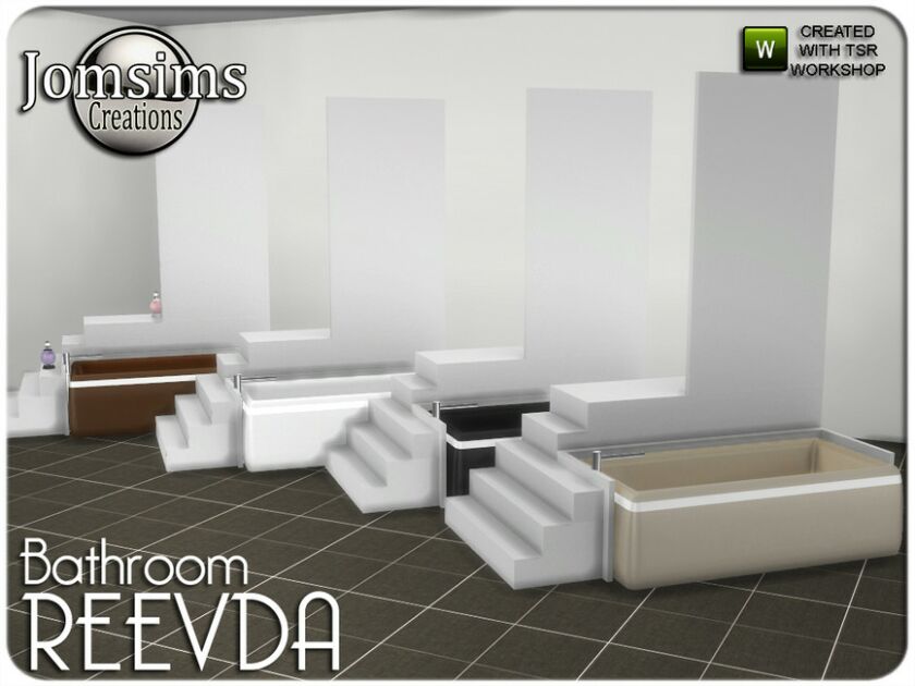 Reevda Bathtub Sims 4 CC