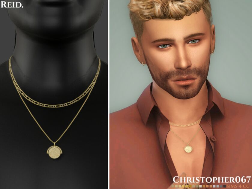 Reid Necklace / Christopher067 Sims 4 CC