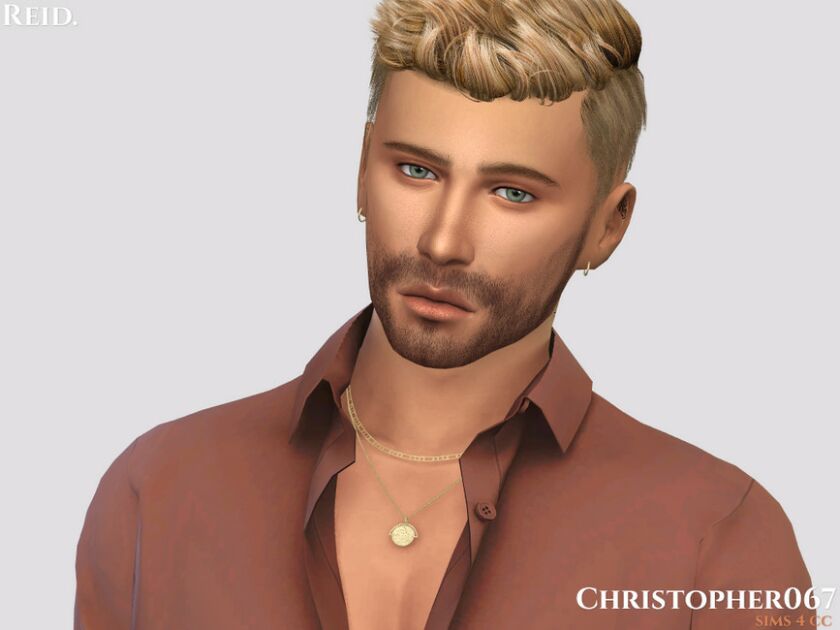 sims 4 cc reid necklace christopher067 by christopher067 2