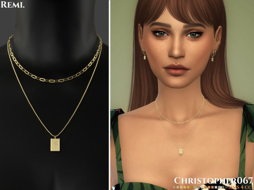 Remi Necklace / Christopher067 By Christopher067 Sims 4 CC