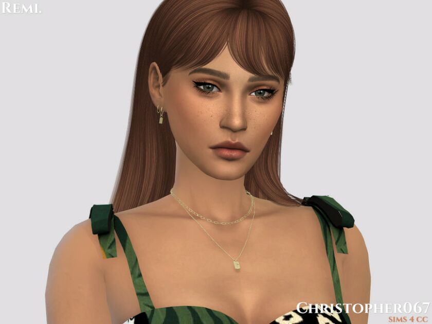 sims 4 cc remi necklace christopher067 by christopher067 2