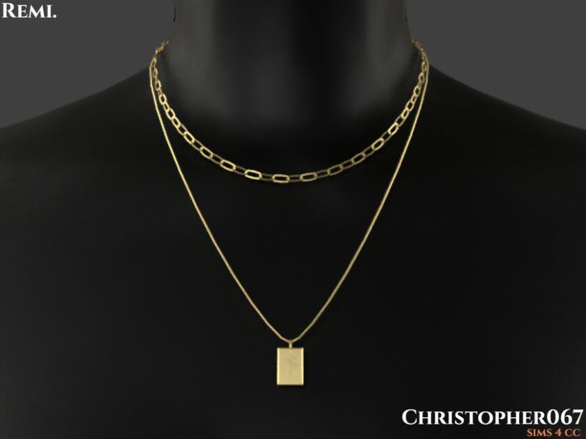 sims 4 cc remi necklace christopher067 by christopher067 3