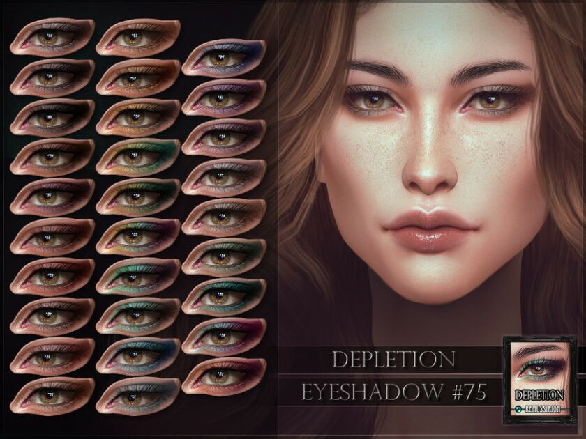 Depletion Eyeshadow By Remussirion Sims 4 CC