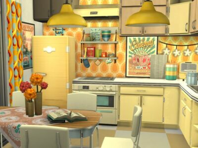 Retro Kitchen Sims 4 CC