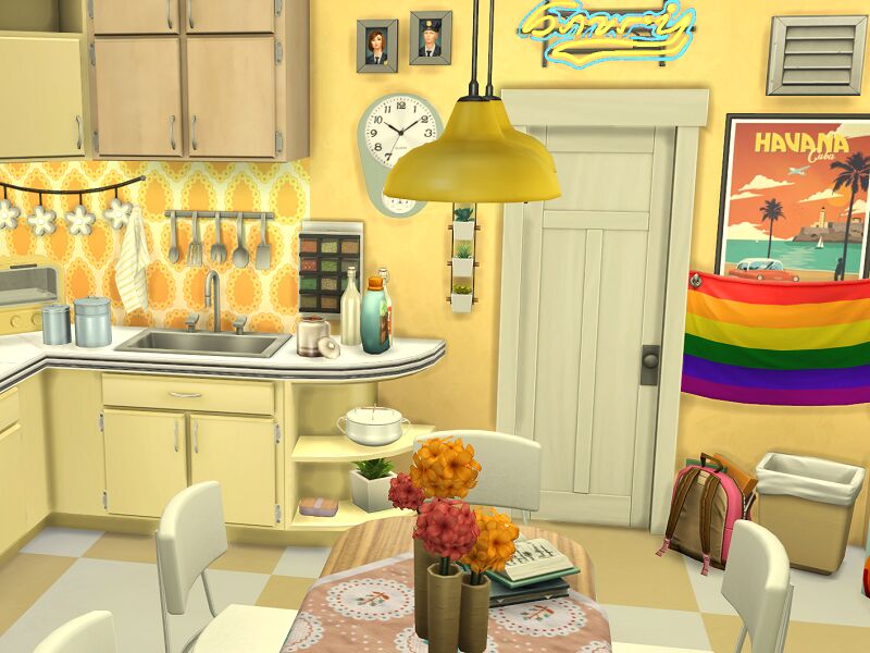 sims 4 cc retro kitchen cc needed by flubs79 5