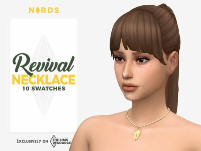 Revival Necklace By Nords Sims 4 CC