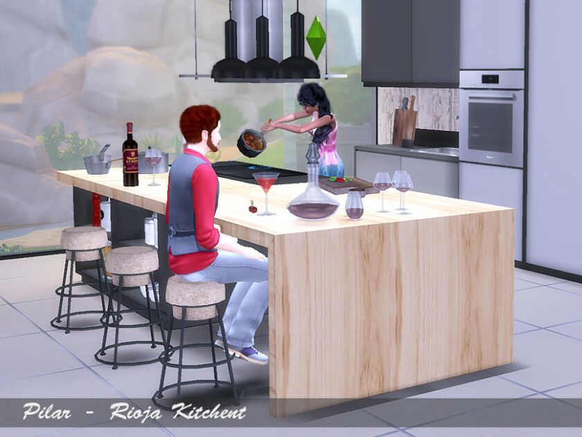 sims 4 cc rioja kitchen by pilar 2