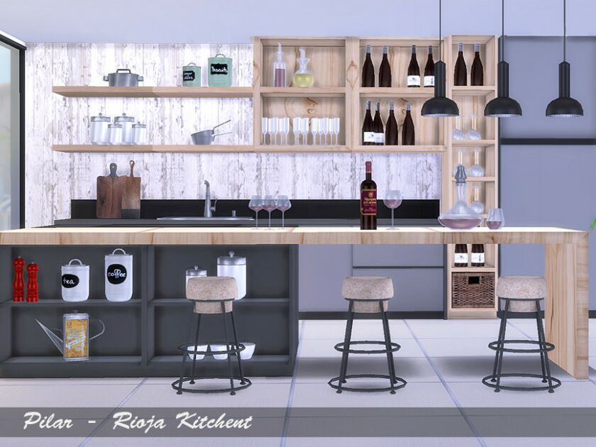 sims 4 cc rioja kitchen by pilar 3