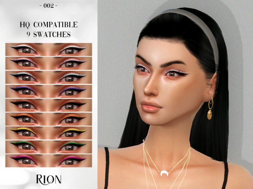 – Rion – Eyeliner02 By Rion_ Sims 4 CC