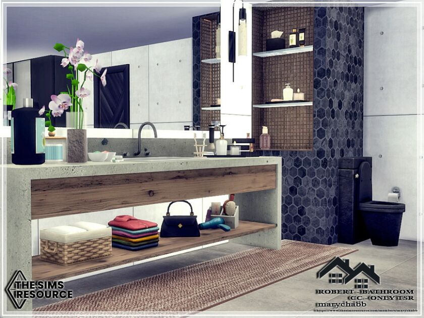 sims 4 cc robert bathroom cc only tsr by marychabb 5